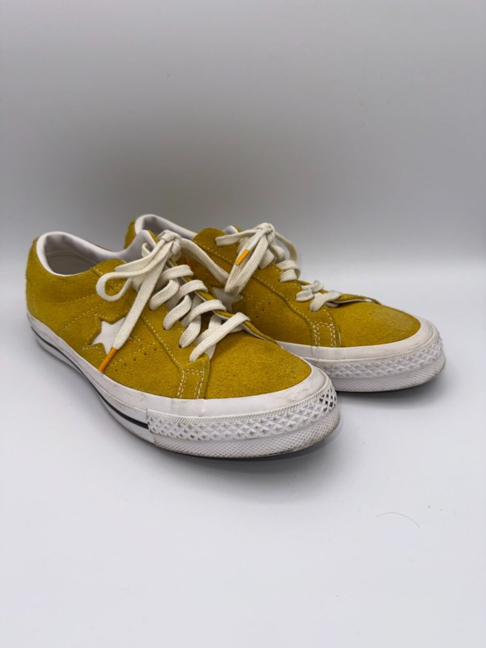 Converse One Star Suede Sneakers Yellow Gold Men's Size 6.5 Low Top - Picture 4 of 10